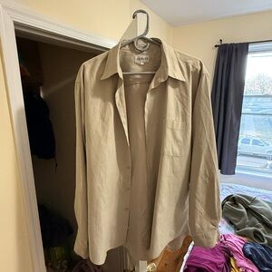 Alfani Men's Light Beige Shirt Jacket